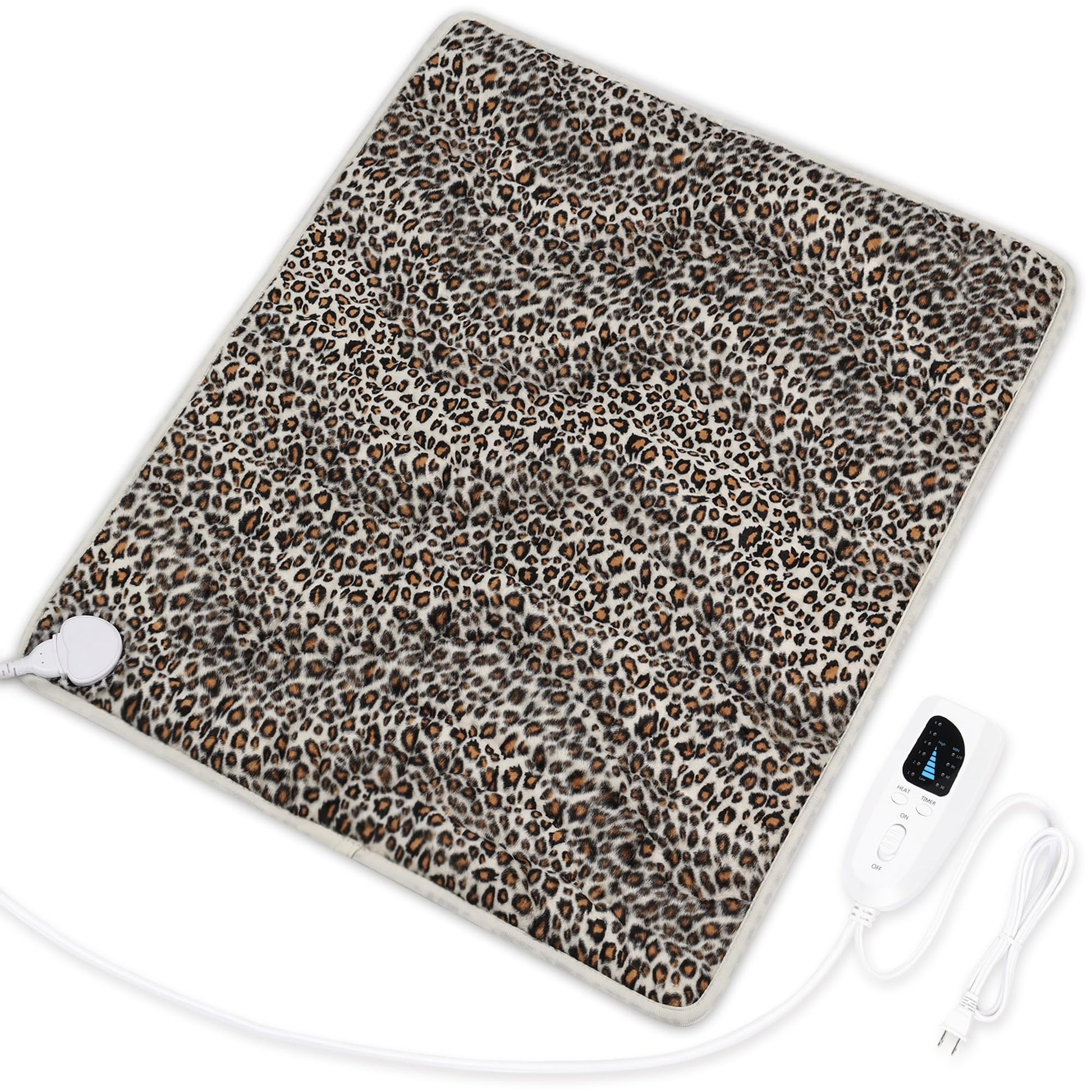 Heating Pad,Electric Heating Pads for Back,Neck,Abdomen,Fathers Day Dad Gifts,Moist Heating Pad for Shoulder,Knee,Arms,Legs,Dry/Moist Heat & Auto Shut Off,Birthday Gifts for Men(Light Gray, 24''×12'')