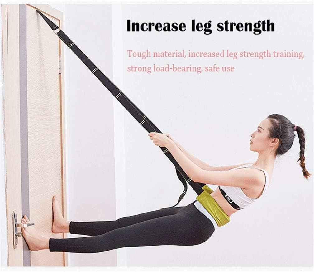 Yoga Fitness Stretching Strap, Door Flexibility Stretching Strap, Improve Leg Waist Back Flexibility Back Bend Assist Trainer, for Rehab Pilates Ballet Dance Cheerleading Splits Gymnastics Thai Therapy by Maria