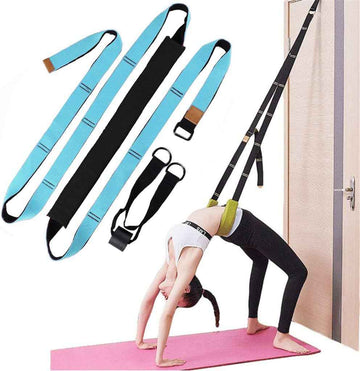 Yoga Fitness Stretching Strap, Door Flexibility Stretching Strap, Improve Leg Waist Back Flexibility Back Bend Assist Trainer, for Rehab Pilates Ballet Dance Cheerleading Splits Gymnastics Thai Therapy by Maria