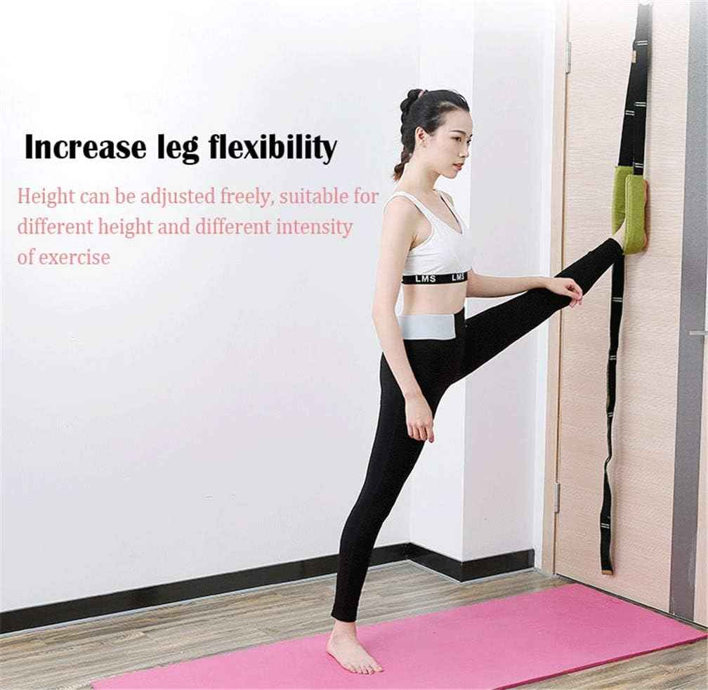 Yoga Fitness Stretching Strap, Door Flexibility Stretching Strap, Improve Leg Waist Back Flexibility Back Bend Assist Trainer, for Rehab Pilates Ballet Dance Cheerleading Splits Gymnastics Thai Therapy by Maria