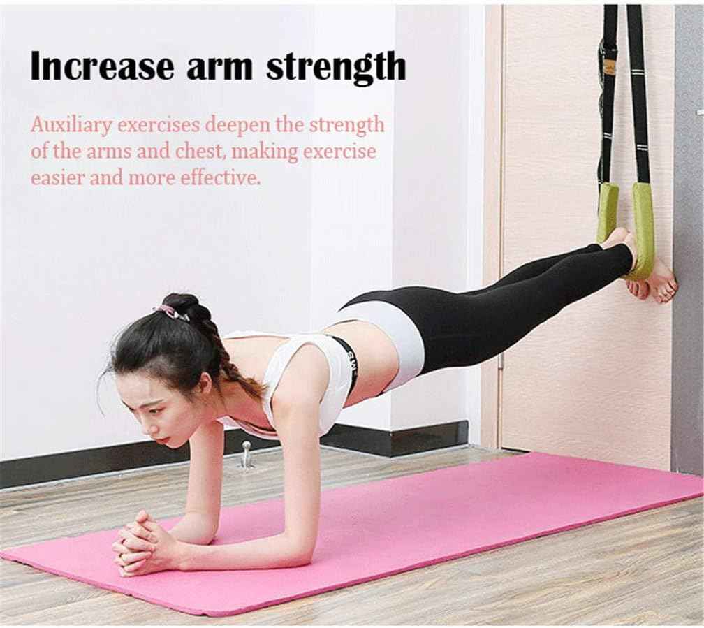 Yoga Fitness Stretching Strap, Door Flexibility Stretching Strap, Improve Leg Waist Back Flexibility Back Bend Assist Trainer, for Rehab Pilates Ballet Dance Cheerleading Splits Gymnastics Thai Therapy by Maria