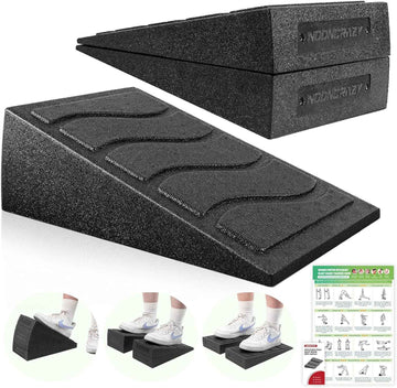 Slant Board for Calf Stretching, 5 Adjustable Angles Incline Board for Squat Wedge, 480 lbs Weight Capacity Calf Stretch Yoga Foam Wedge for Exercise, Squat, Ankle Mobility & Physical Therapy Thai Therapy by Maria