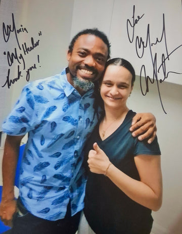 Machel Montano Picture with Maria