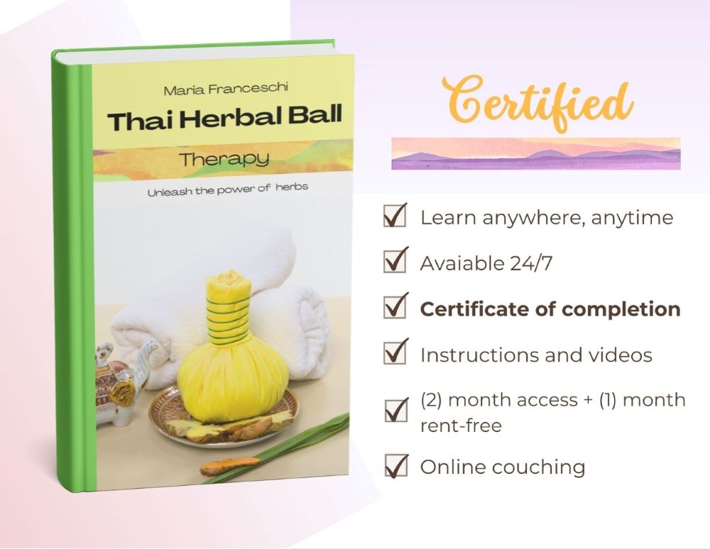 Thai Herbal Ball Therapy E-books Thai Therapy by Maria Certified