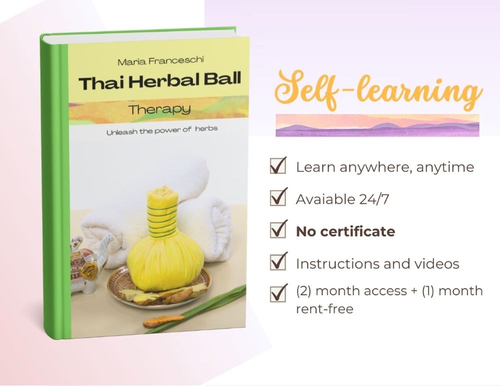 Thai Herbal Ball Therapy E-books Thai Therapy by Maria Self-learning