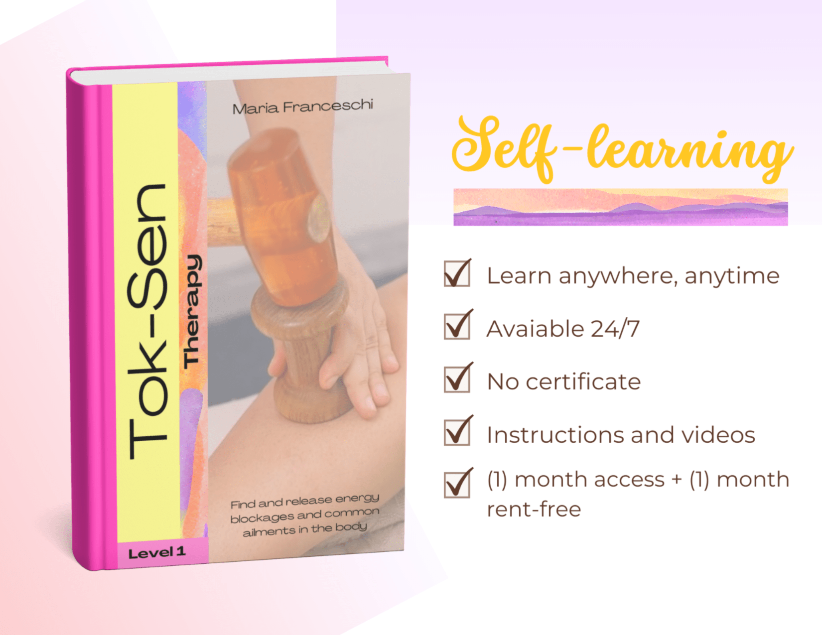 Tok-Sen Therapy Level 1 E-books Thai Therapy by Maria Self-learning