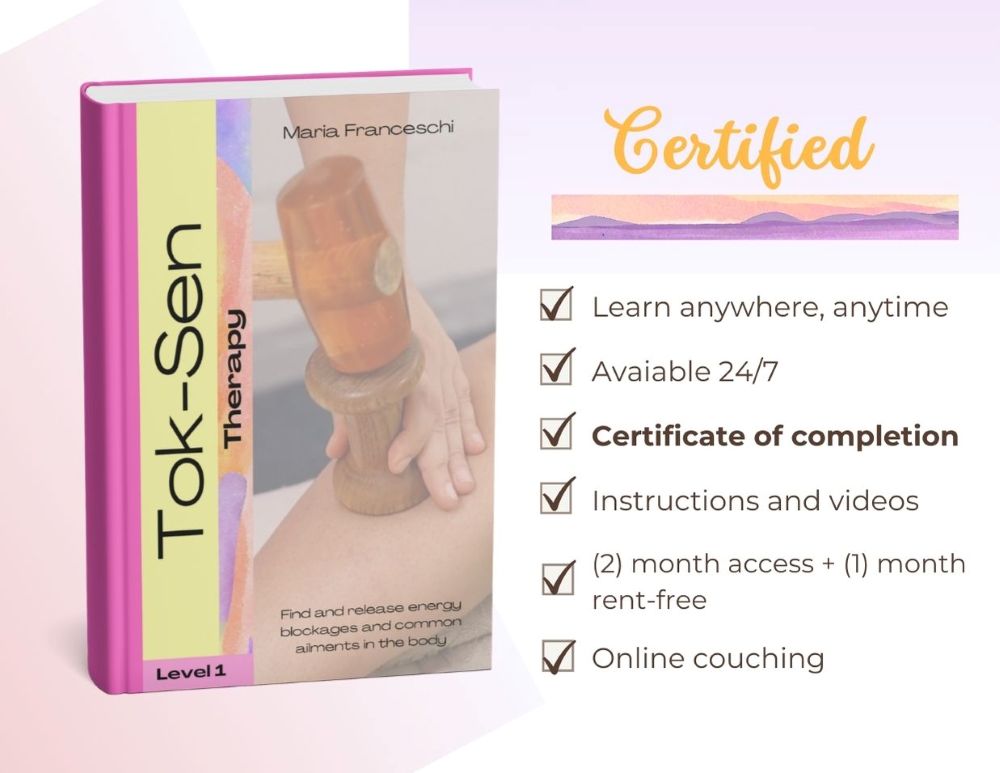 Tok-Sen Therapy Level 1 E-books Thai Therapy by Maria Certified