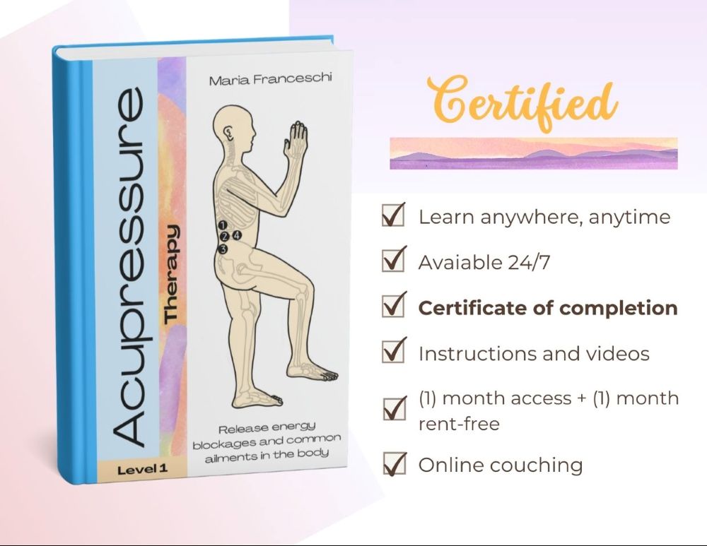 Acupressure Therapy Level 1 E-books Thai Therapy by Maria Certified